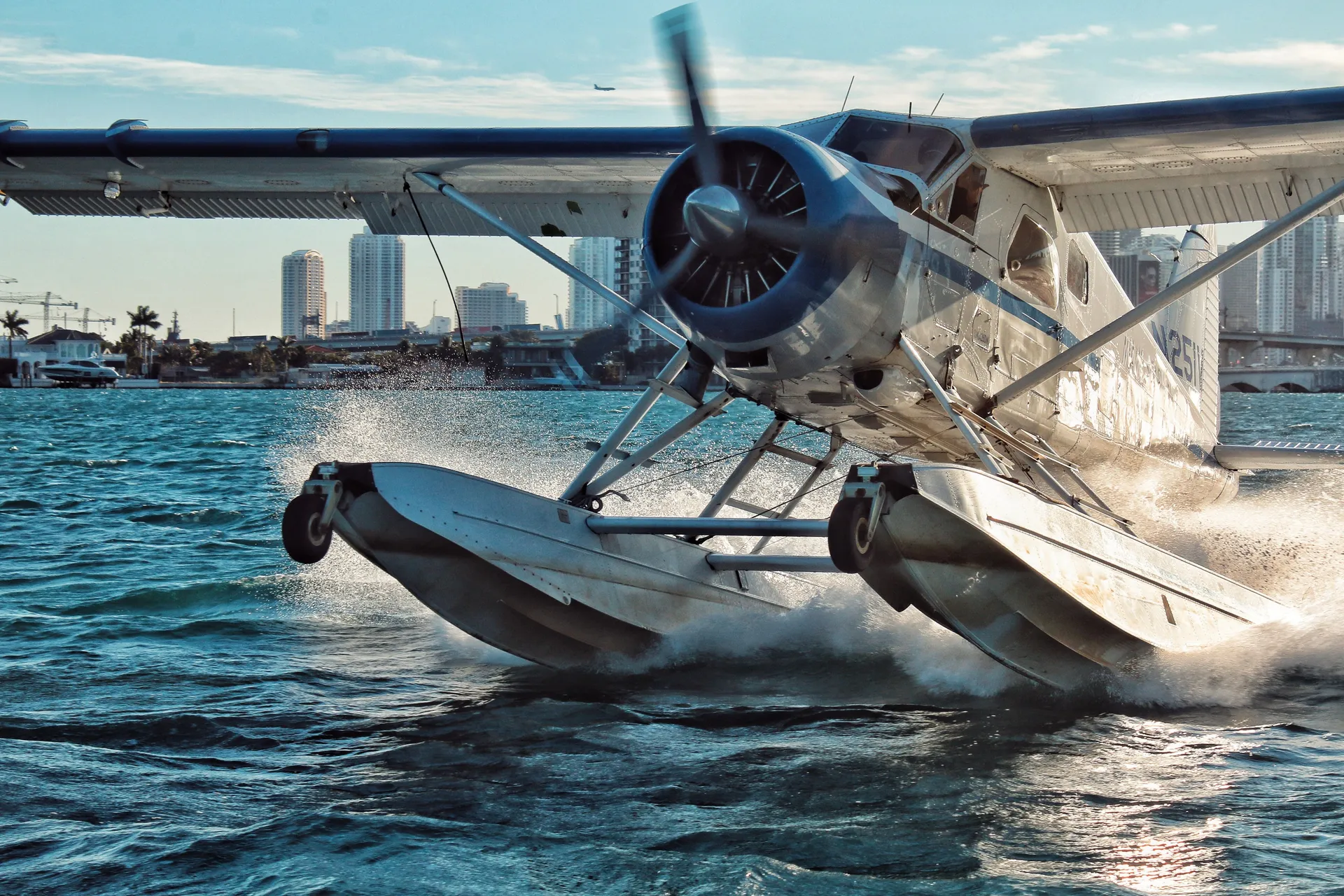 Miami Seaplane on water